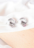 Classy Silver hoop Earrings