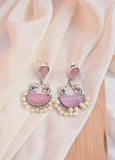Designer Pink Camel Style Earrings