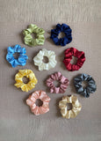 Satin Colorfull Scrunchies Set of 10