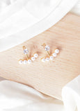 Stunning Golden Pearl Korean Earrings