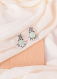 Graceful Light Green Drop Earrings